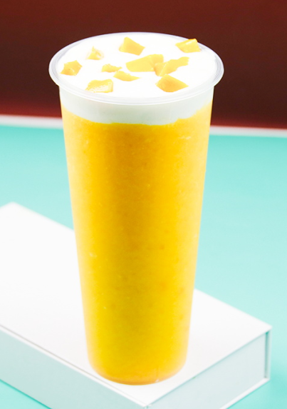 Bubble Tea—milk foam powder mango puree for Cheese Mango