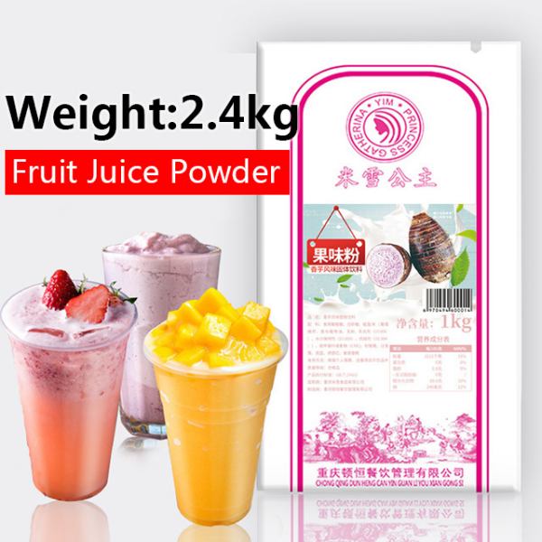 Mixue OEM Taro Fruit Powder 1kg Juice Powder Extract Sweet wholesale Fruit Juice Powder Taro Flavor for bubble Tea
