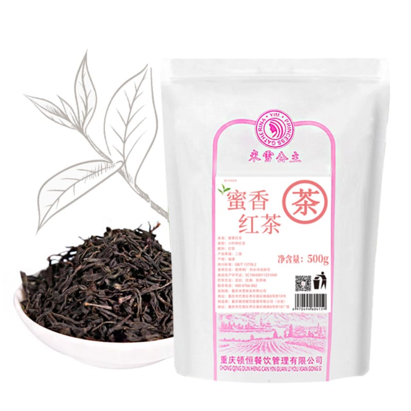 Mixue Honey Fragrance Black Tea 500g Small Leaf China Tea Raw Material for Bubble Tea