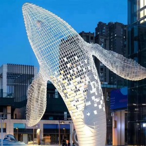 MJ-D Dekorasyon Urban Sculpture Series Gamit ang Stainless Steel O Copper
