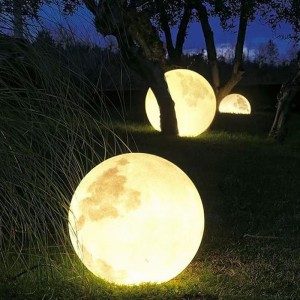 MJ-YQ025-120 Outdoor UV Proof ຮູບແບບໃຫມ່ Moon Landscape Garden Light
