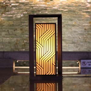 MJ-Z9-1001 New Chinese Style Stainless Steel Landscape Garden Lamp