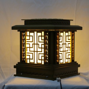 MJ-Z9-502 New Chinese Style Stainless Steel Landscape Garden Lamp