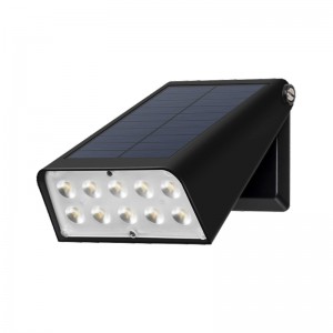 MJLED-SWL2201 Trapezowy, solarny kinkiet zewnętrzny LED do korytarzy