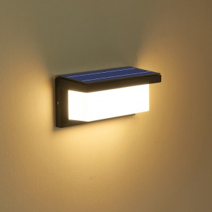 MJLED-SWL2204 გრძელი ყუთი ერთ მზის LED კედლის ნათურაში