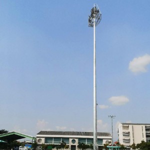 MJ-60901 15M-30M Hot Dip Galvanized High Mast Stadium Square Pole