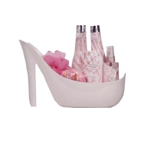 MJL Bath and Beauty Champagne bottle high-heel shoe spa gift sets