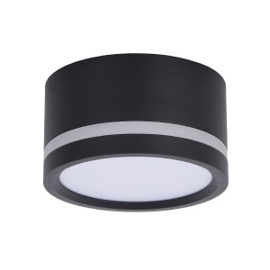 MKD-A3001BK  LED surface mounted ceiling light black living room hotel downlight lamp