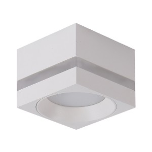 MKD-A3004WH LED acrylic surface mounted ceiling spot light white office hotel square spotlight downlight lamp
