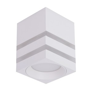 High quality LED aluminium acrylic surface mounted ceiling white living room hotel home square spotlight downlight lamp