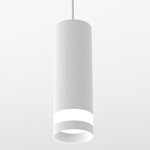 High quality LED cylinder hanging light white Kitchen Island restaurant dining room single chandelier Long Tube  Ceiling pendant light