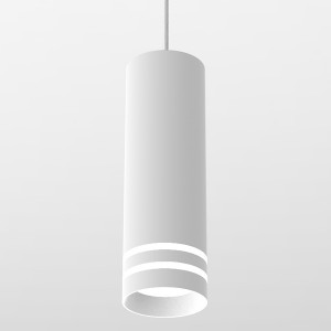 High Performance Aluminum Pendant Light - LED aluminium acrylic cylinder hanging light white Kitchen Island restaurant office hotel single chandelier Long Tube Length Adjustable Ceiling pendant li...