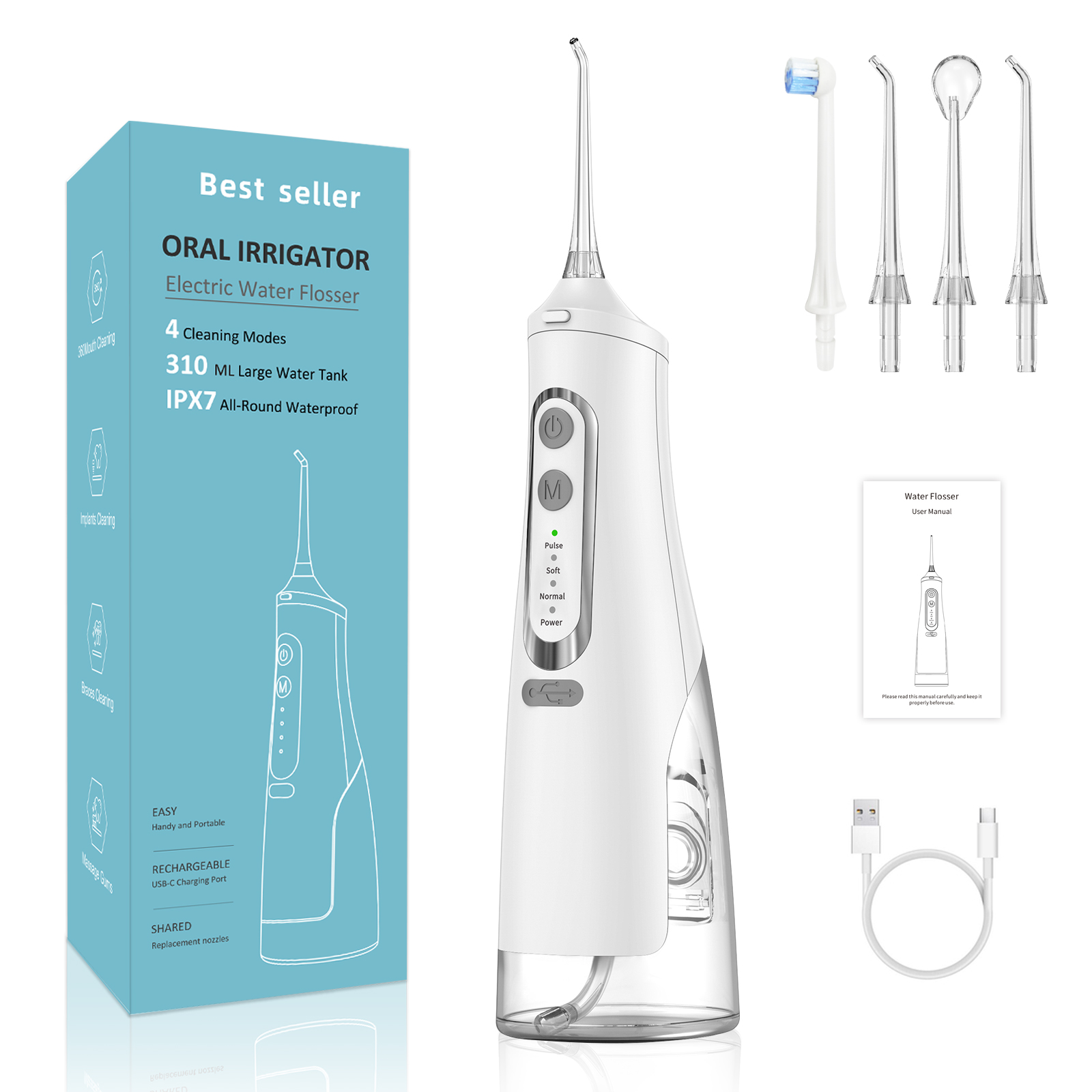 Factory Price Electric Toothbrush Battery - Water Dental flosser for Teeth Cleaning – Mlikang