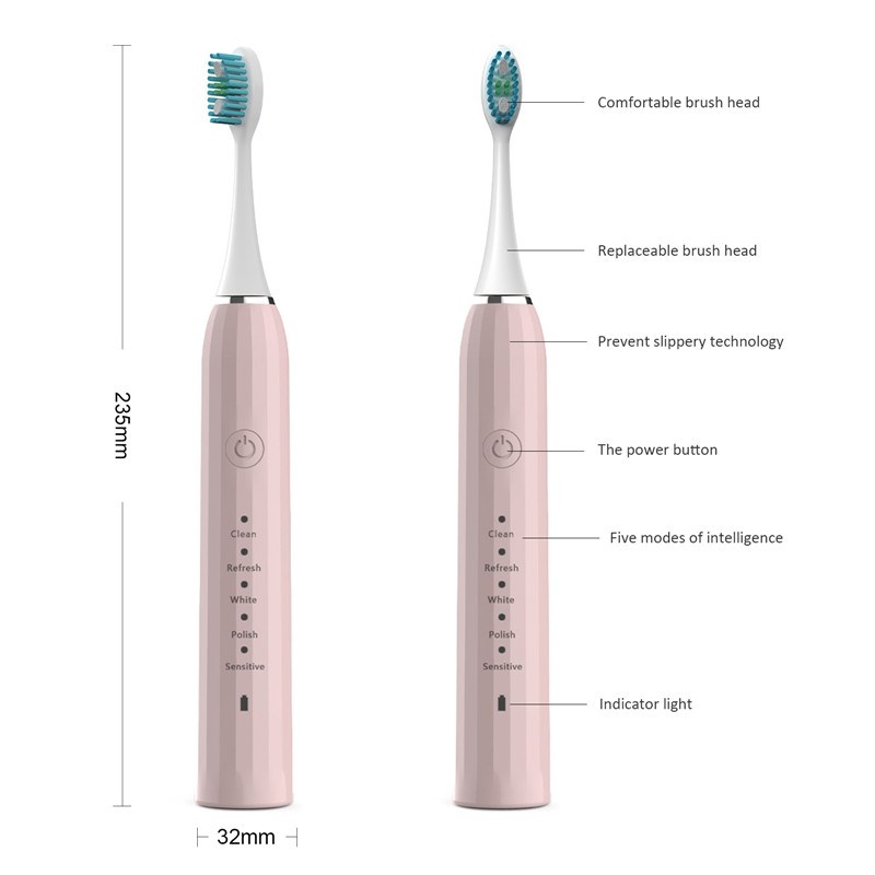 Hot New Products Mini Water Flosser - M1 sonic electric toothbrush – Mlikang detail pictures