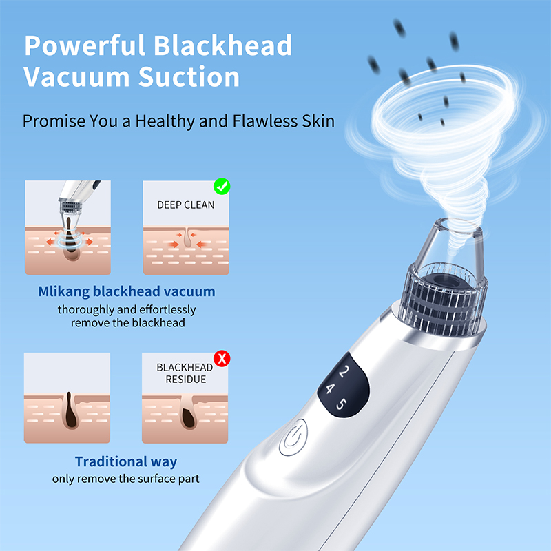 Factory Cheap Hot Blackhead Remover Vacuum Beauty Machine - Blackhead Remover Vacuum M206 – Mlikang detail pictures