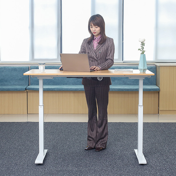 China Best Adjustable Standing Desk –  Ergonomic Dual Motor Height Adjustable Electric Sit Stand lifting Desk – Mingming