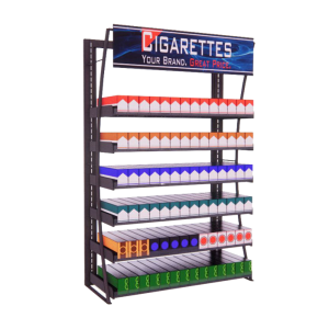 Proizvođač postolja za cigarete OEM&ODM vitrina za promociju cigareta