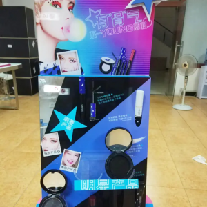 Customize Cosmetic Display Stand,make up bursh floor  display rack