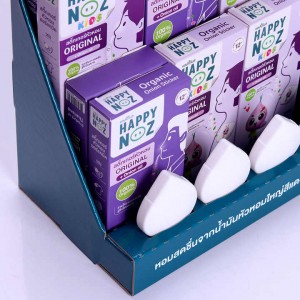 Custom Printed Medicine paper display shelf, Medical Care Cardboard Paper Display Stands for Health Care Products Retail