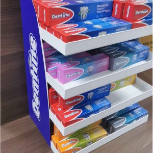 Custom toothpaste display stand metal display stand manufacturer