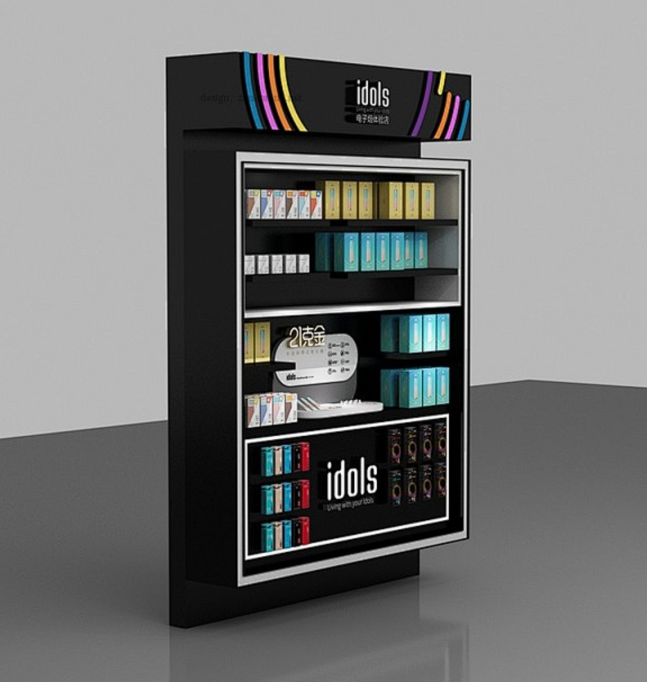 How To Customize Vape Display Cabinet ？Choose Vape Display Cabinet Factory Or Design Company