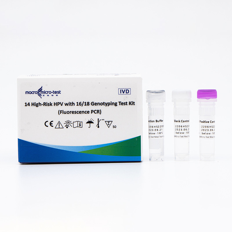 High Quality for Hpv Genotyping Pcr - 14 High-Risk HPV with 16/18 Genotyping Test Kit (Fluorescence PCR) – Macro & Micro-Test