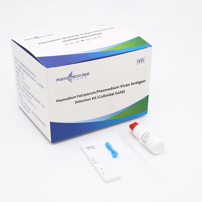 Wholesale Price China Malaria Ag Pm Detecation Kit - Malaria P.f. & P.v. Ag Detection Kit(Colloidal Gold)  – Macro & Micro-Test