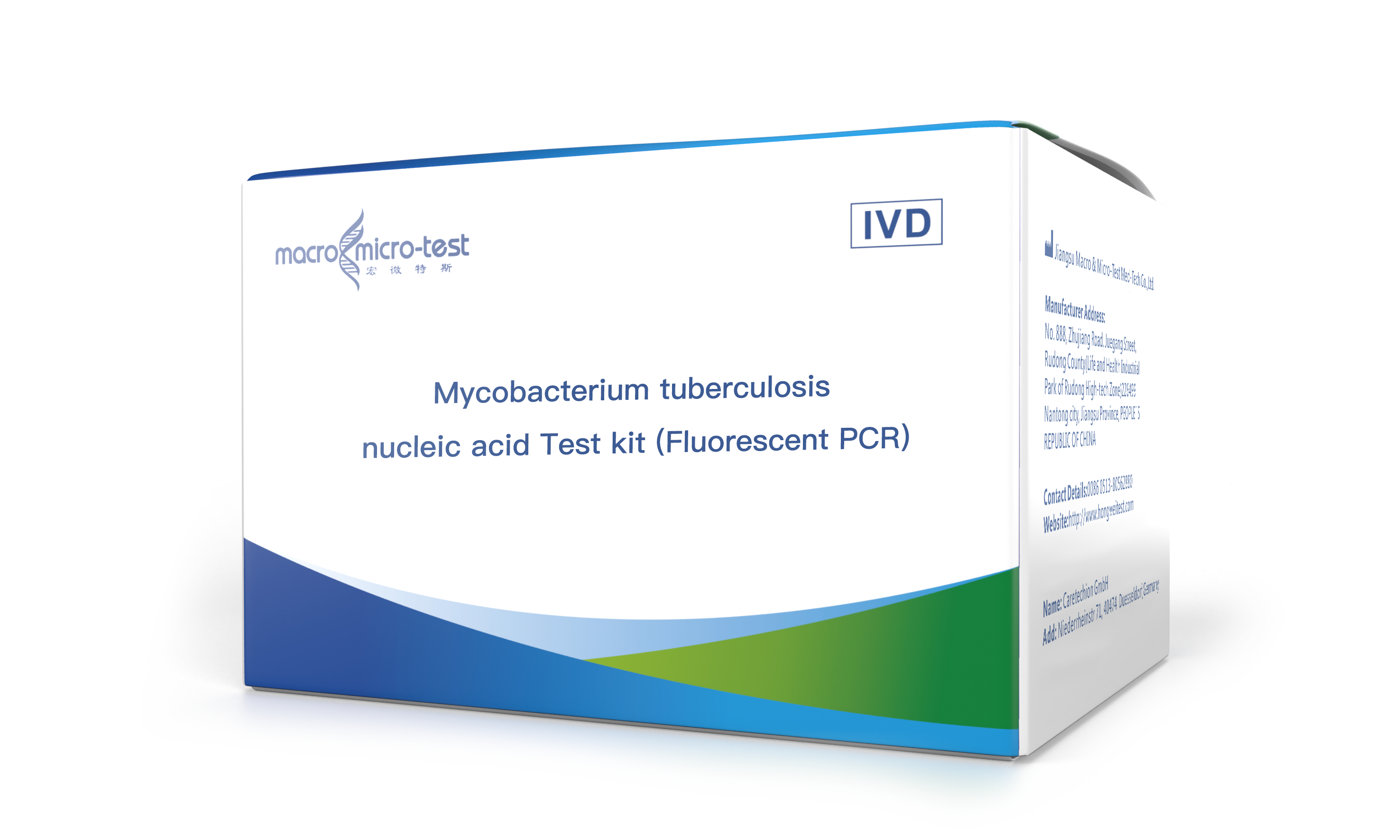 Popular Design for Mycobacterium Bacteria - Mycobacterium Tuberculosis DNA Detection Kit (Fluorescence PCR) – Macro & Micro-Test