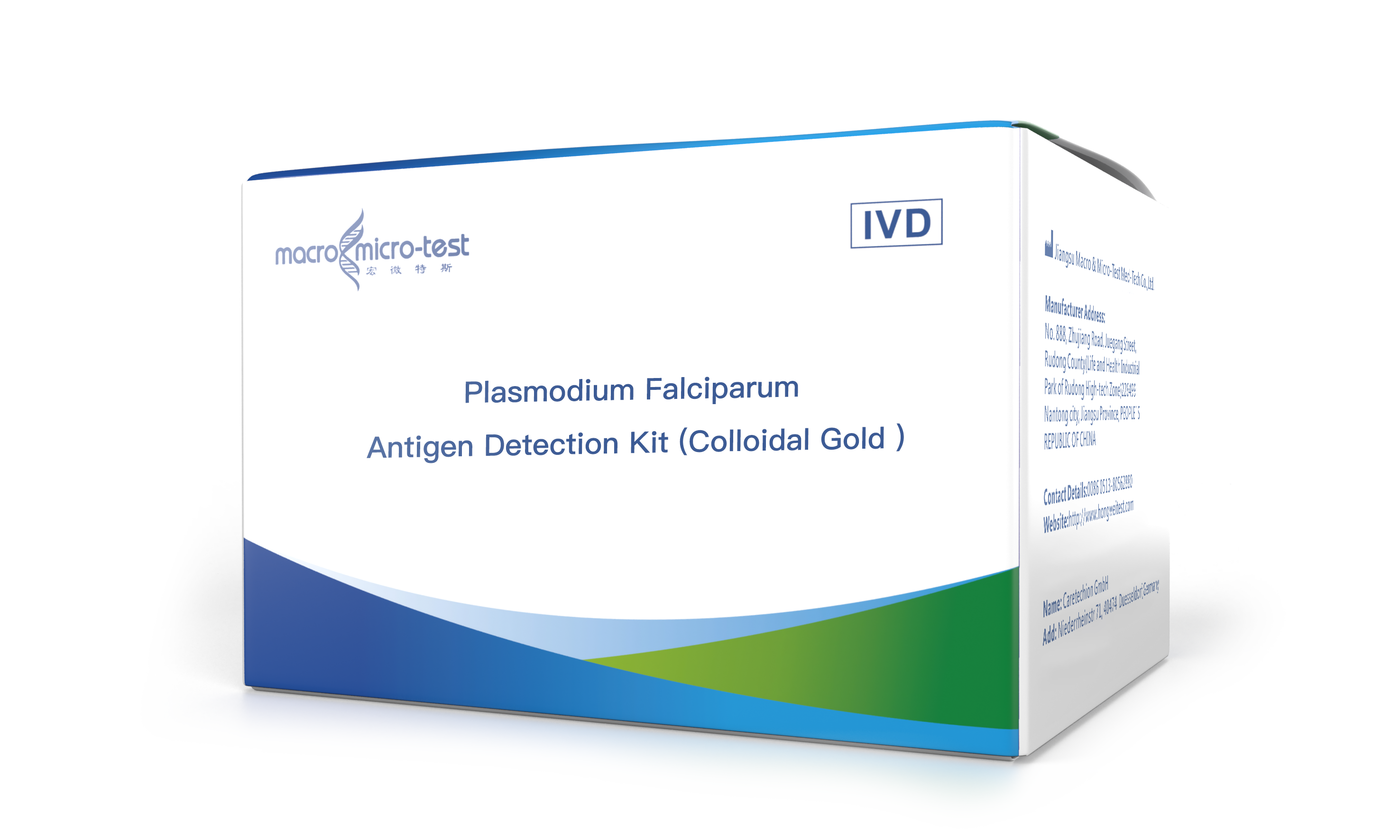 Good quality Malaria Ag - Plasmodium Falciparum Antigen Detection Kit (Colloidal Gold ) – Macro & Micro-Test