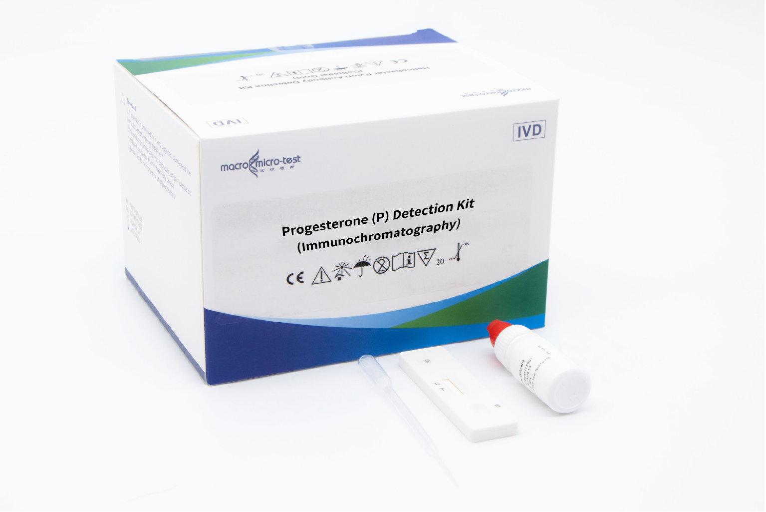 Progesterone (P) Detection Kit (Immunochromatography) – Macro & Micro-Test