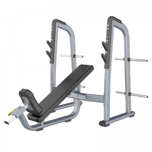MND-FF42 Gym Equipment Fitness Machine Press en Squat Rack Professionele kommersjele gewicht lifting Ferstelbere hellingsbank