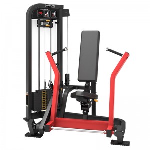 MND-FM01 Komerca Gym Fitness nova dezajno Hammer Strength Seated Chest Press Machine
