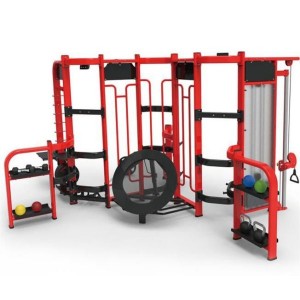 MND-E360-F Synergy 360 (4 πύλες) με ολόκληρο σετ αξεσουάρ Πολυλειτουργικός εξοπλισμός γυμναστικής Smith Machine Strength Trainer