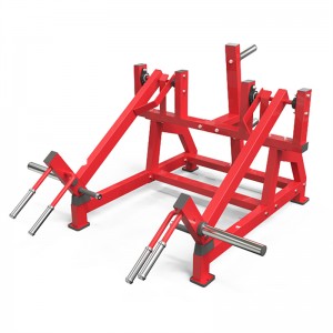 Machine de gymnastique de force de poids libre chargée par plaque de MND-HA22 Squat High Pull