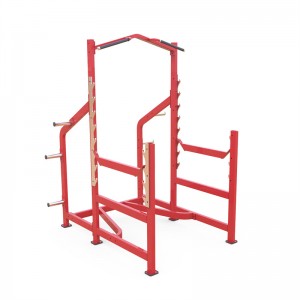 MND-HA97 Kummerċjali Squat Rack Gym Tagħmir Olympic Power Rack & Pull Up Bar Stazzjon Home Fitness Piż Barbell Dumbbell Piż Stazzjon Bar