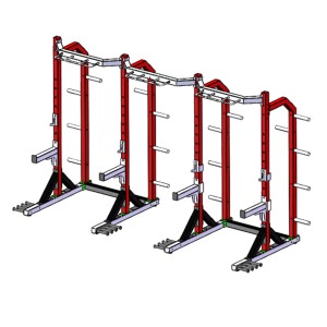 MND-C09 Indoor Fitness Equipment Gym Gwiritsani Ntchito Machine Power Back Bench Press Rack