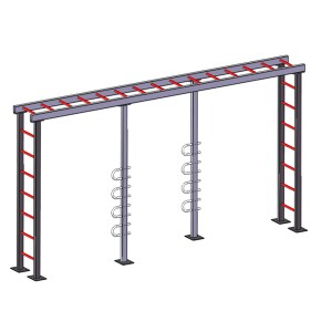 MND-C18 Parallel Ladder ອຸປະກອນອອກກໍາລັງກາຍກາງແຈ້ງ Ladder ອອກຕາມລວງນອນ