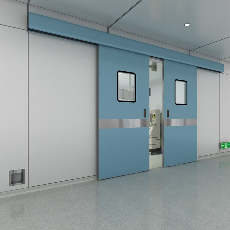 Auto Hospital Operation Doors Double Open High Quality Air-tight Auto Sliding Doors With Aluminum Alloy Plate For 10years Warranty Featured Image