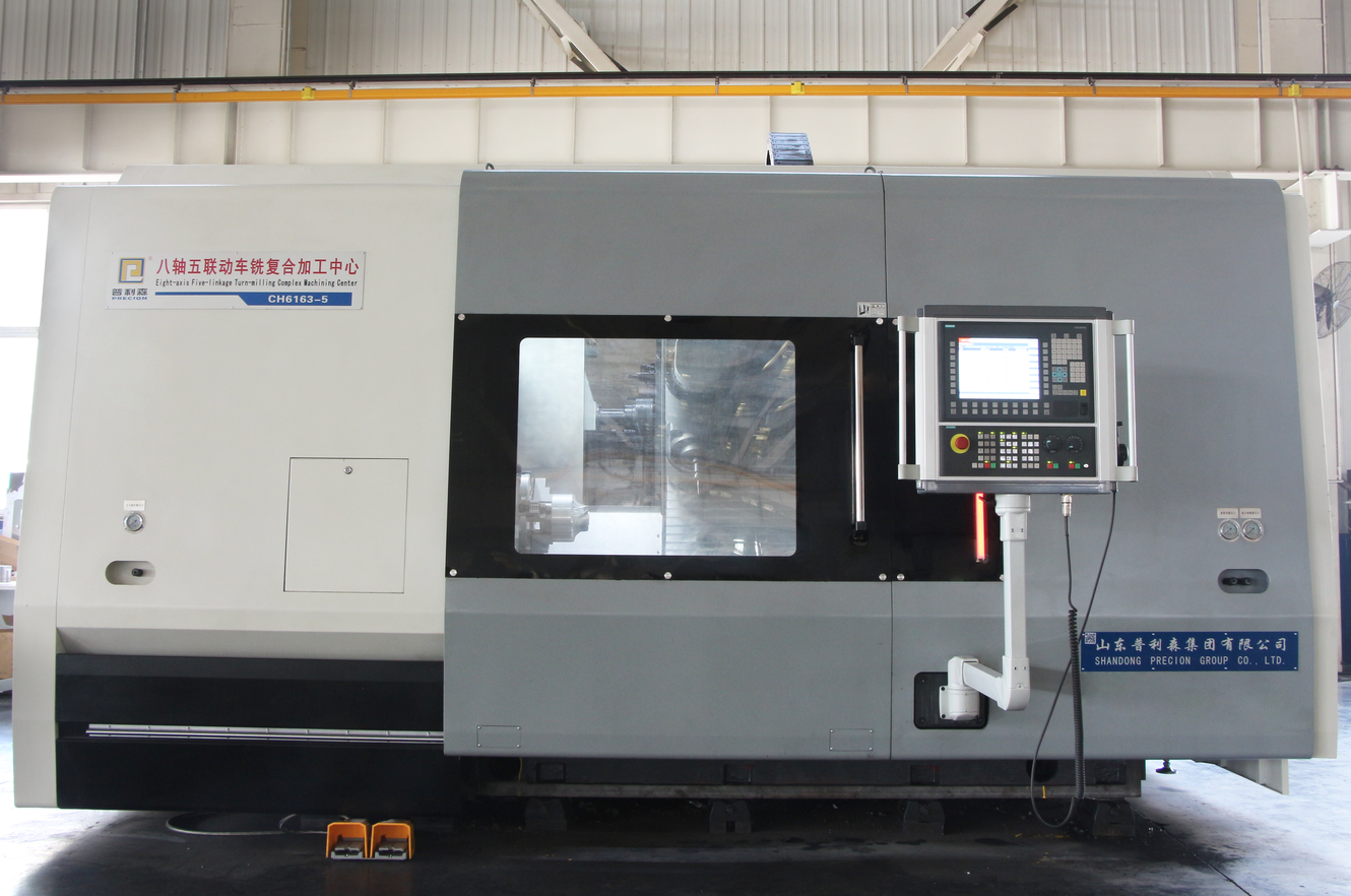 The main feature of a vertical 5-axis machining centre is its multi-axis capability