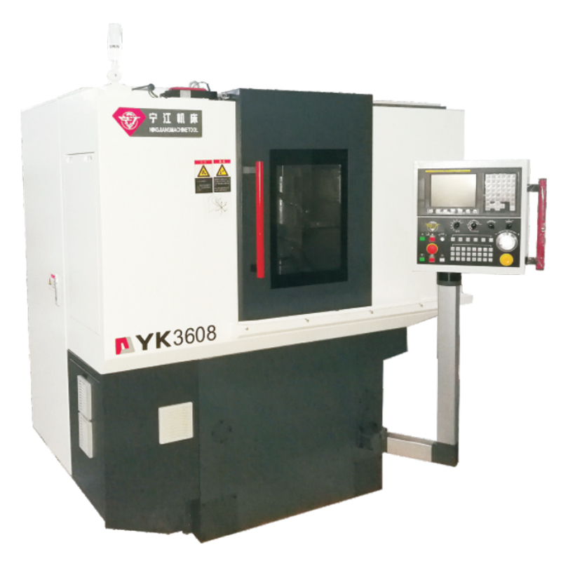 China 7-Axis Gear Hobbing Machine Suppliers –  NINGJIANG CNC Gear Hobbing Machine YK3608 YKJ3608 – Maiouke