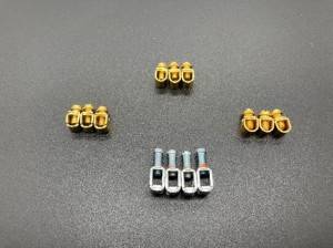 Lathe metal part socket parts Steel/Brass clamp screw terminal cage for electrical equipment