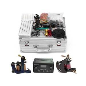 Professional Complete Tattoo Kit with Coil Machines TZ-002