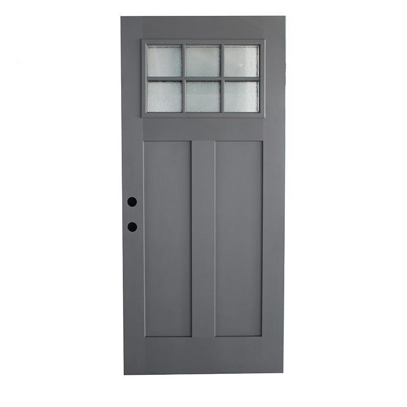 OEM High Quality Wood Look Fiberglass Entry Doors Quotes - Craftsman Light Fiberglass Entry Door – MOONLIT DOORS detail pictures