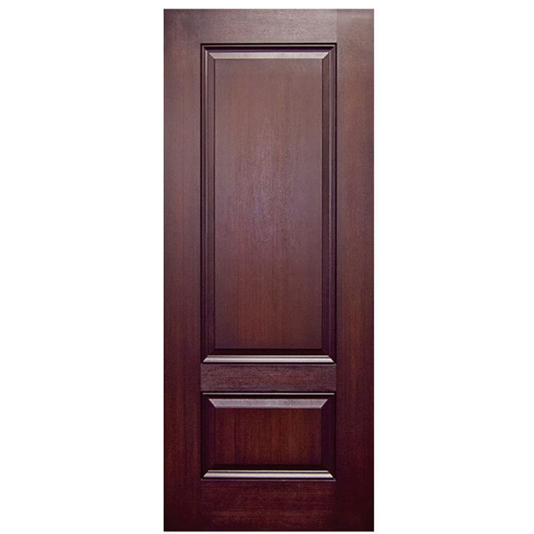 China Moonlitdoors Wholesale US Standard Mahogany Fiberglass Exterior Door Featured Image