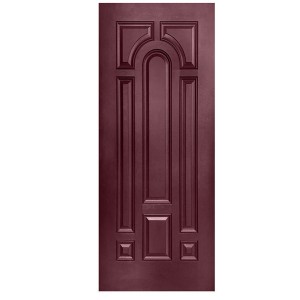 China Moonlitdoors Manufacture FRP Door with Mahogany Grain for house