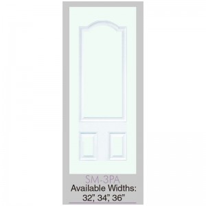 China wholesale Pvc Door Frame For Bathroom Products - Smooth Multi Panel Fiberglass Front Door – MOONLIT DOORS