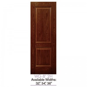 Chinese Moonlit US Standard Waterproof Exterior Fiberglass Doors With Woodgrain