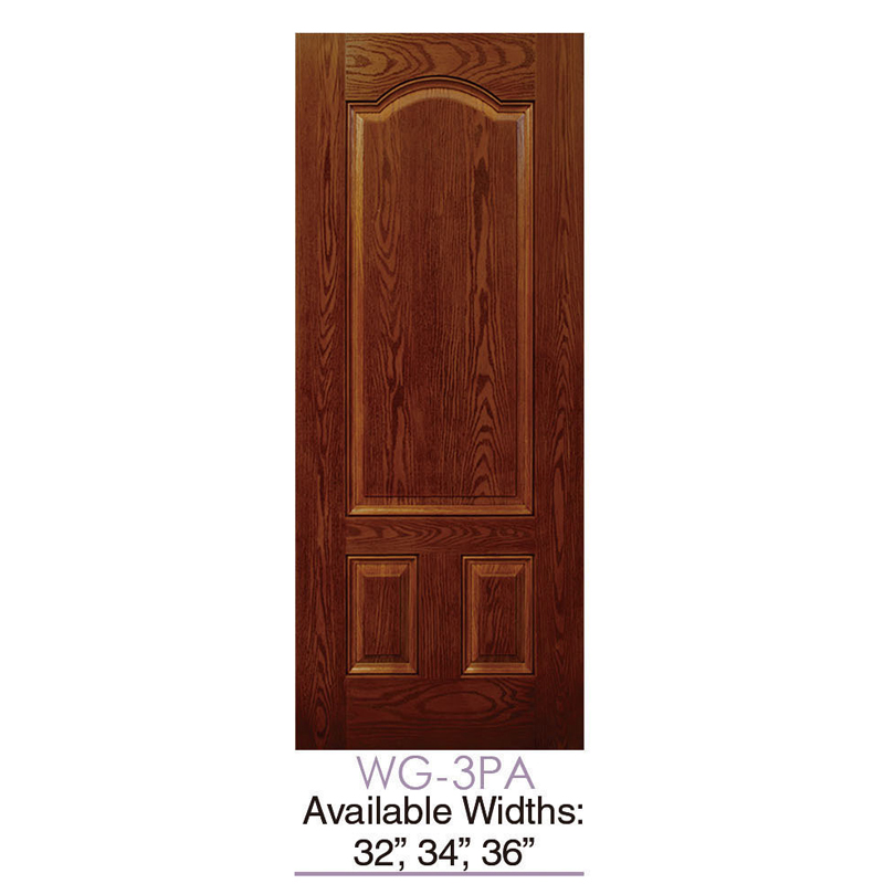 OEM High Quality Pvc Outside Corner Moulding Suppliers - Woodgrain Multi-Panel Fiberglass Front Door – MOONLIT DOORS