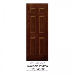 Woodgrain Multi-Panel Fiberglass Doors