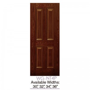 Moonlitdoors Exterior and Interior US Standard Fiberglass Doors With Woodgrain for House